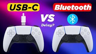 USB Vs Bluetooth (PS5 DualSense Delay) - 120Hz | 60Hz