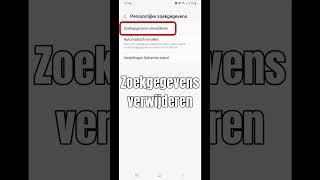 Cookies verwijderen in de Samsung Internet browser