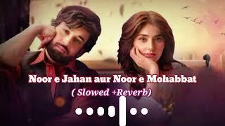 Noor e Jahan aur Noor e Mohabbat (slowed + reverb) Ishq murshid song!! Tera mera hai pyar amar!!