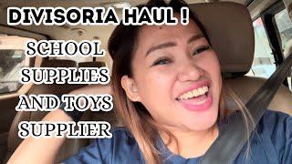 QUICK DIVISORIA HAUL | RVJ SCHOOL SUPPLIES | DIVISORIAL MALL | mommyCheri VLOG