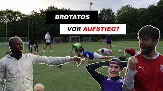 Brotatos , unglaublich viele Spieler beim Training für Aufstieg.