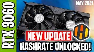 RTX 3060 Mining Hashrate Unlocked in HIVEOS Update