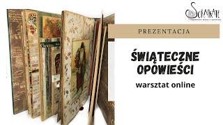 WARSZTATY ONLINE, ŚWIĄTECZNE OPOWIEŚCI, ALBUM ZE ZŁOCENIAMI, PREZENTACJA, UHK GALLERY 