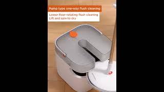 Joybos® 360 Spin Mop And Bucket Set Includes Three Types Mop Heads Z48