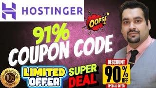 Exclusive Hostinger Hosting Discount 2024 - 91% Coupon Code Offer Revealed! 