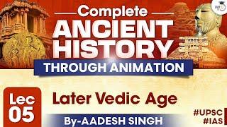 Later Vedic Age | Complete  Ancient History Through Animation | By Aadesh Singh | StudyIQ IAS