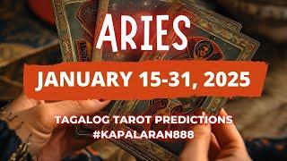 WOW! KARMIC JUSTICE & FREEDOM GIFT FROM HEAVEN! ️ ARIES JANUARY 16-31, 2025 TAROT #KAPALARAN888