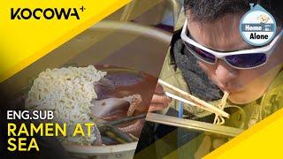 Jang Woo Cooks Himself Ramen With Octopus On His Boat | Home Alone EP571 | KOCOWA+