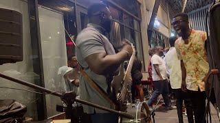 Best GhanaianLive Band Jam session‼️Good sounds!Awesome Bass Groove||Emma The bass player||