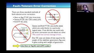 Fault Tolerance with LDPC Codes | Quantum Colloquium