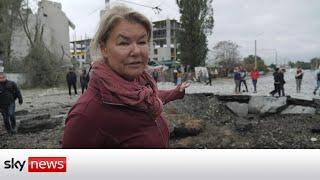 Ukraine War: Sky's Alex Crawford in Dnipro after missile strike