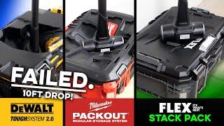 We DROP THE HAMMER on new FLEX STACK PACK, Milwaukee PACKOUT and DeWALT!