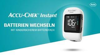 Accu-Chek Instant: Batteriewechsel