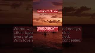 Whispers of Fate | A poem in time