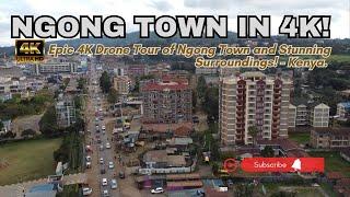 Ngong Town in Stunning 4K: Drone Adventure Over Ngong Town and Environs