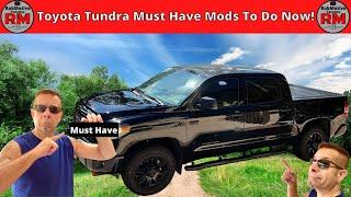 Toyota Tundra must have Mods To Do Now