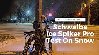 Schwalbe Ice Spiker Pro Test On Snow