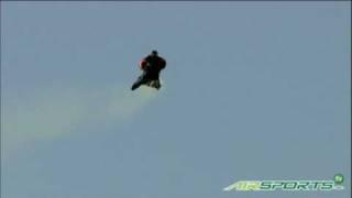 Drazen wingsuit jump from microlight - Air sports stunts and records