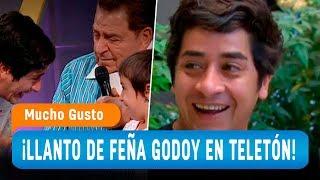 ¡La emoción de Feña Godoy en la Teletón! - Mucho Gusto 2018