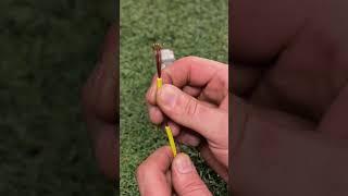 A simple trick for perfect wire connections 