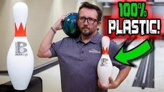 Bowling with Brunswick Max Life Pins (100% PLASTIC!)