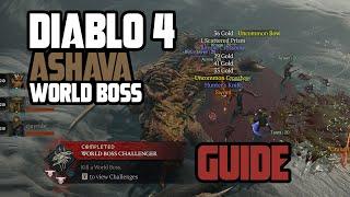 Diablo 4 - Guide: ASHAVA World Boss - Server Slam Weekend - Beta - Earn a Claw Trophy for Mount