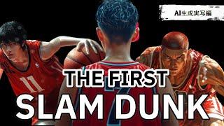 【THE FIRST SLAM DUNK】AI生成実写化にチャレンジしてみた!!ラスト4分の攻防は必見!