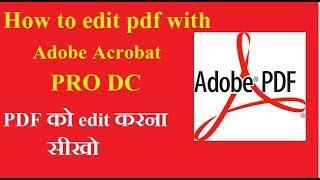 How to edit pdf files in adobe reader | Too Easy