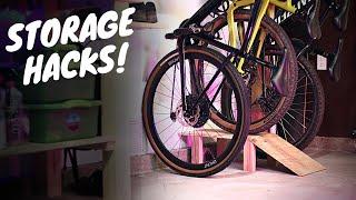 DIY $10 Bike Storage Hack // Secure + No Lifting