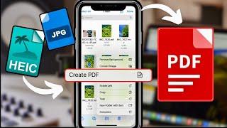 How To Turn Photos to PDF on iPhone (No Special Apps)