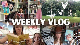 WEEKLY READING VLOG  romans kowbojski, haul ubraniowy, dużo czytania 