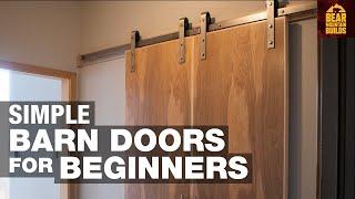 Simple Barn Doors for Beginners | DIY