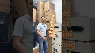 Top 3 mẫu két sắt mini thông minh cỡ nhỏ mở bằng vân tay mã số và có báo động về DT #ketsatmini