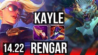 KAYLE vs RENGAR (TOP) | KR Diamond | 14.22