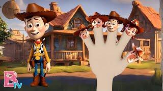 WOODY TOY STORY Finger Family Nursery Rhymes & Kids Songs