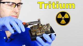 What Happens When You Break a Vial of Radioactive Tritium?