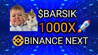 HASBULLA'S CAT ($BARSIK) COIN REVIEW || BINANCE NEXT || 1000X SOON ? 