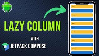 Create LAZY COLUMN with Jetpack Compose Tutorial