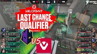 Sentinels vs The Guard - VCT NA Last Chance Qualifier 2022 - Day 1 Map 3 IceBox