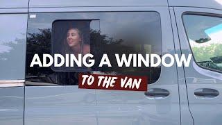 How to install a window on a Sprinter Van | AM Auto Window install