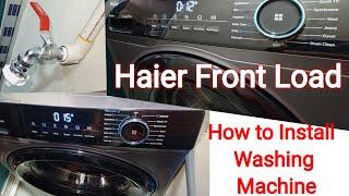 How to set up washing machine at home.How to set up washing machine. How to install washing machine.