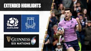 LAST MINUTE DRAMA  | Extended Highlights | Scotland v Italy