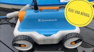 Steinbach Speedcleaner Poolrunner S63 Poolroboter Unboxing und kurzer Test (Short test, must See!!!)