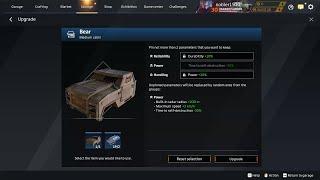 Crossout Perfect Bear Upgrade