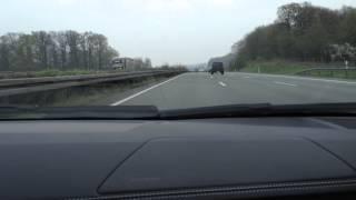 320 km/h (200 mph) on German Autobahn - Lamborghini Aventador LP 700-4 - Ride,Acceleration,Sound