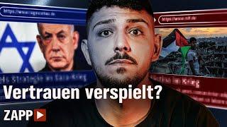 Vertrauen verloren? Deutsche Medien und der Gaza-Israel-Krieg | ZAPP | NDR