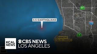 3.5 magnitude earthquake strikes off coast of Rancho Palos Verdes