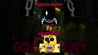 Limitless Shadow Vs Goliath Endo Freddy  #roblox #fntd #fnaf #shorts