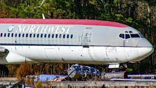 Part 1 Worlds Last Remaining Northwest Airlines Boeing 727-200 | N288US Laurinburg-Maxton Airport |