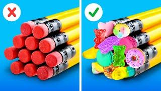 FANTASTIC SCHOOL CRAFTS & HACKS YOU SHOULD SEE ️